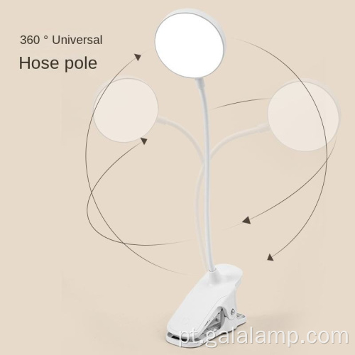 Luz LED que cuida dos olhos para leitura e casa